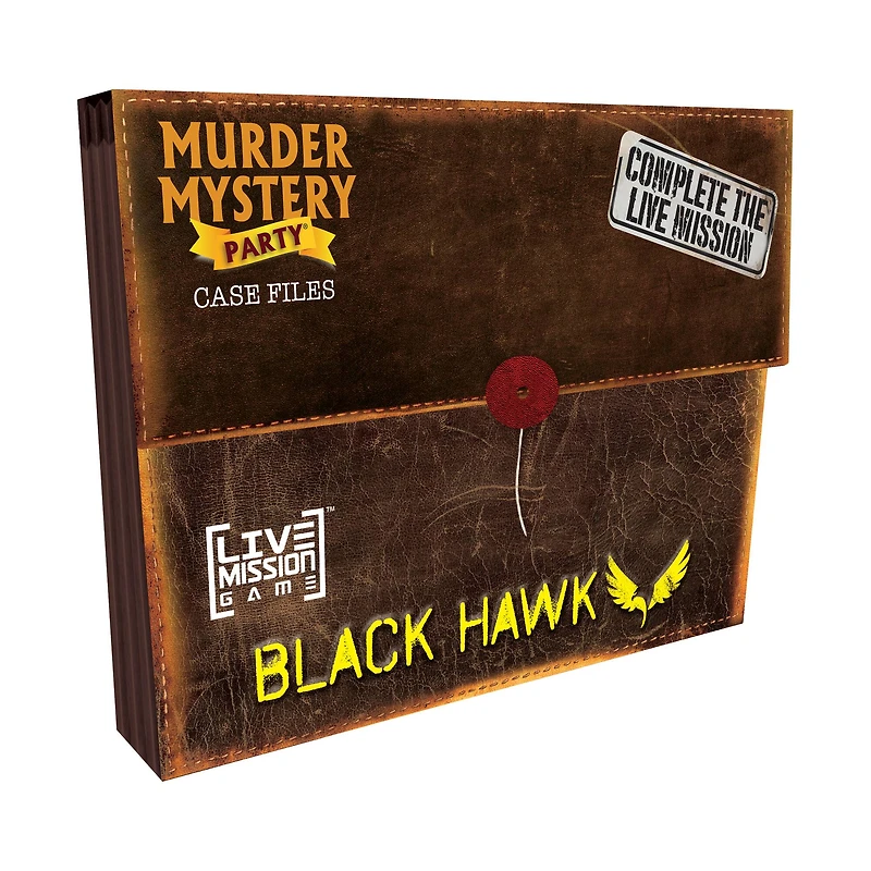 Murder Mystery Party Case Files: Black Hawk Live Mission Game
