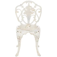 Design Toscano 32.5" Villa Ravello Rose Garden Cast Iron Bistro Chair