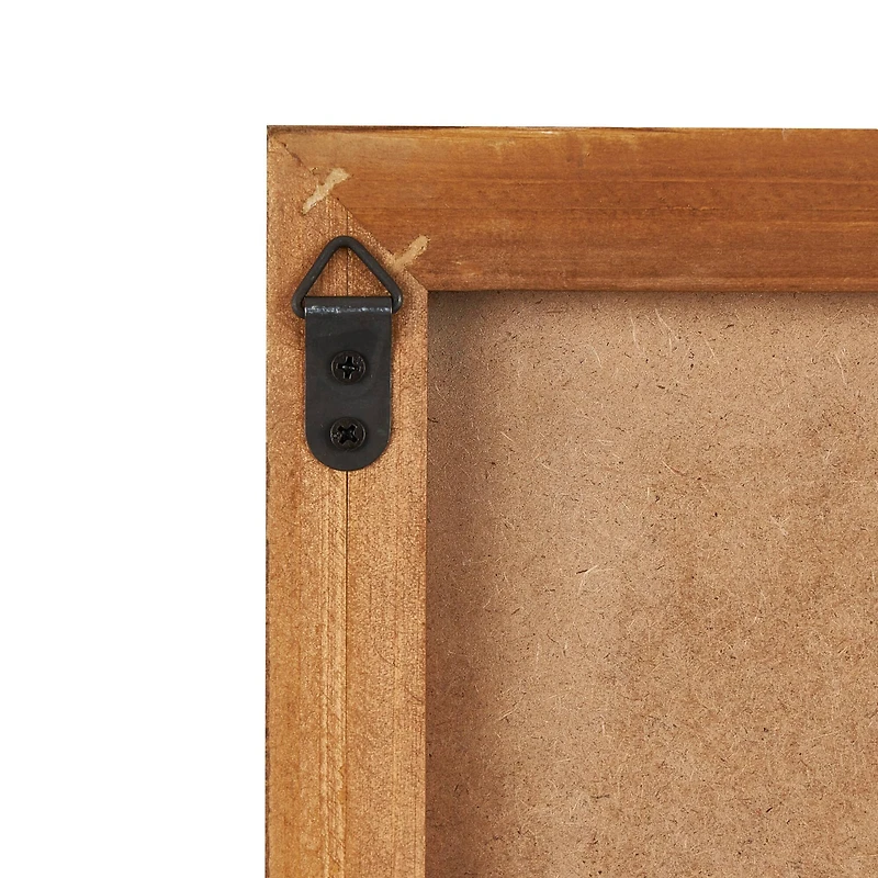 White Dimensional Geometric Framed Wall Décor