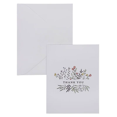 Flowers Thank You Blank Greeting Card Set by Celebrate It™