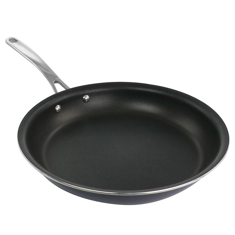 Martha Stewart Black 12" Aluminum Frying Pan