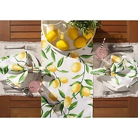 DII® Lemon Bliss Print Outdoor Napkins, 6ct.