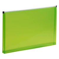JAM Paper 9.5" x 14.5" Plastic Zip Closure Envelopes, 6ct.