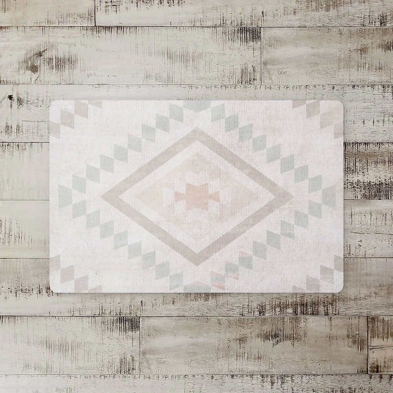 Pastel Tribal Pattern 27" x 18" Floor Mat
