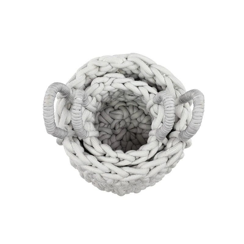 CosmoLiving by Cosmopolitan Gray Polyester Coastal Storage Basket Set