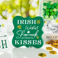 Glitzhome® St. Patrick's Wooden Table Décor Set