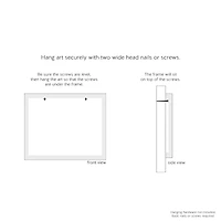 Stupell Industries Yoga Class or Pour A Glass Wall Art in Gray Frame