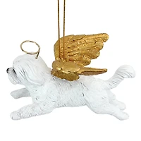 Design Toscano Honor the Pooch Maltese Angel Ornament