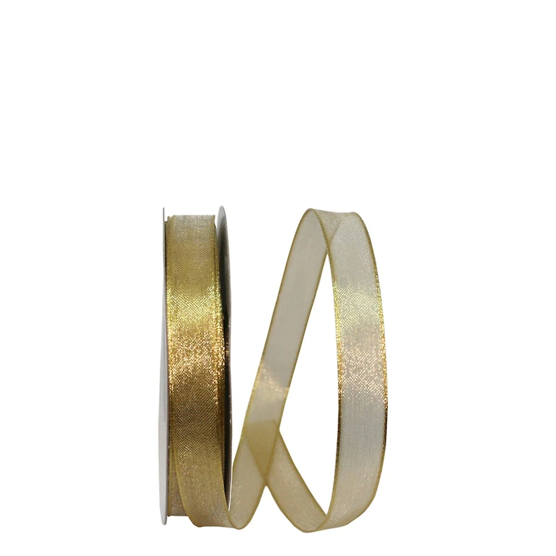 JAM Paper 5/8" x 25yd. Classic Wired Edge Mesh Ribbon