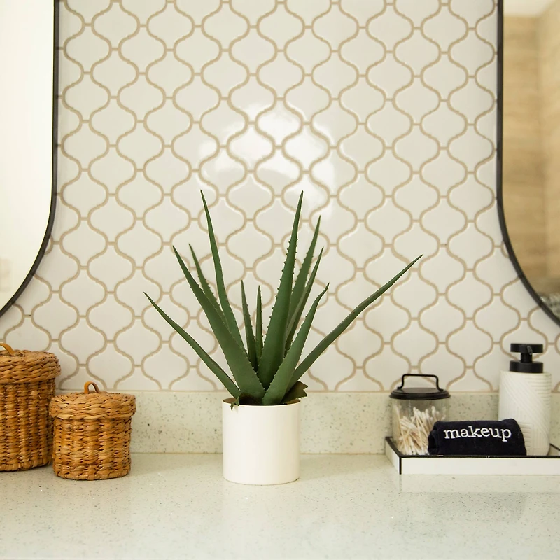 17.5in. Artificial Agave Plant