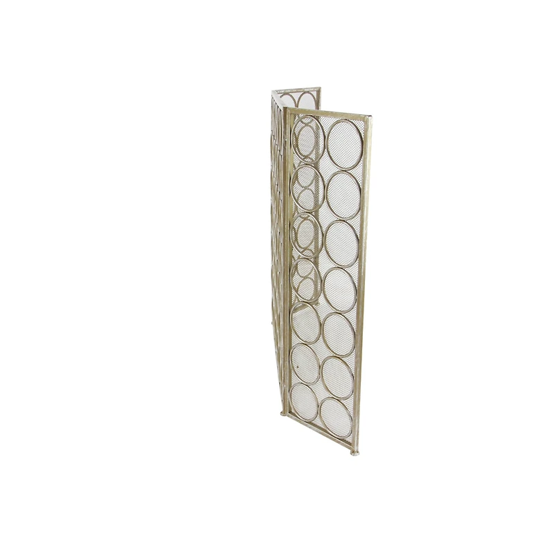 Brass Metal Modern Fireplace Screen, 32" x 47" x 1"