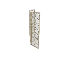 Brass Metal Modern Fireplace Screen, 32" x 47" x 1"