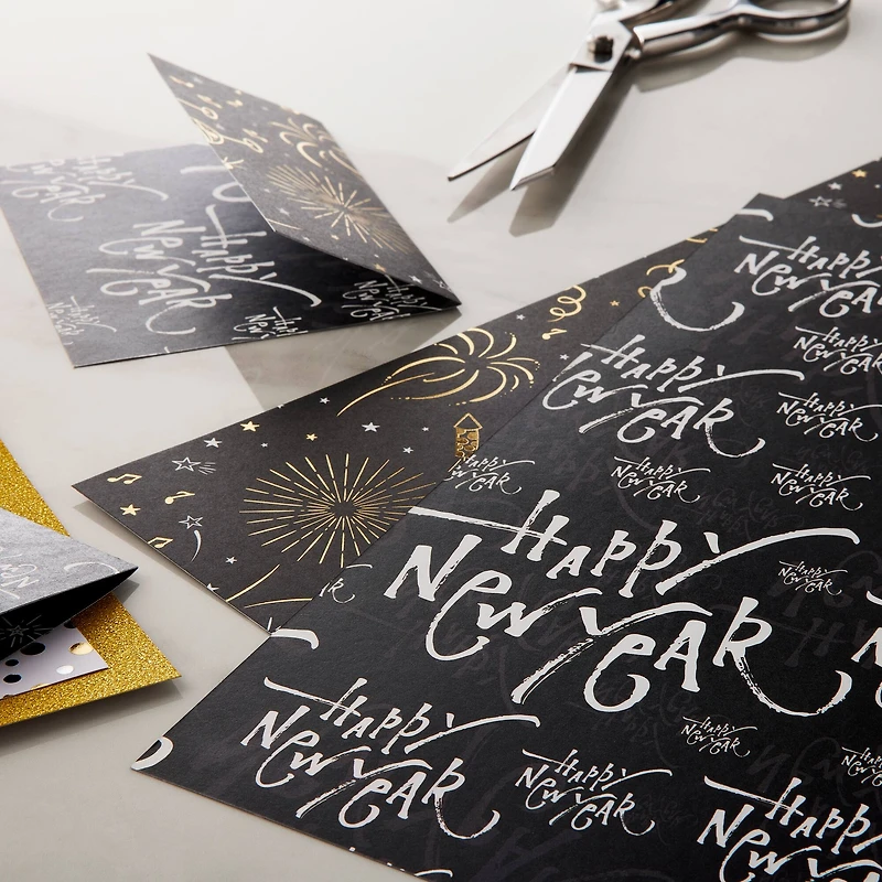 New Year's Eve Double-Sided Cardstock Paper by Recollections™, 12" x 12"