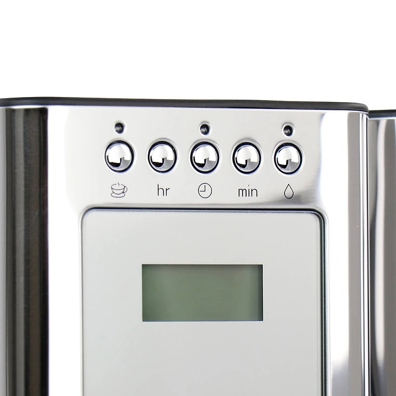 Russell Hobbs Silver Stainless Steel 8 Cup Glass Coffeemaker