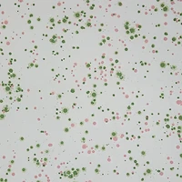 Hello Honey® 10.5" Mint & Pink Splatter Enameled Metal Platter