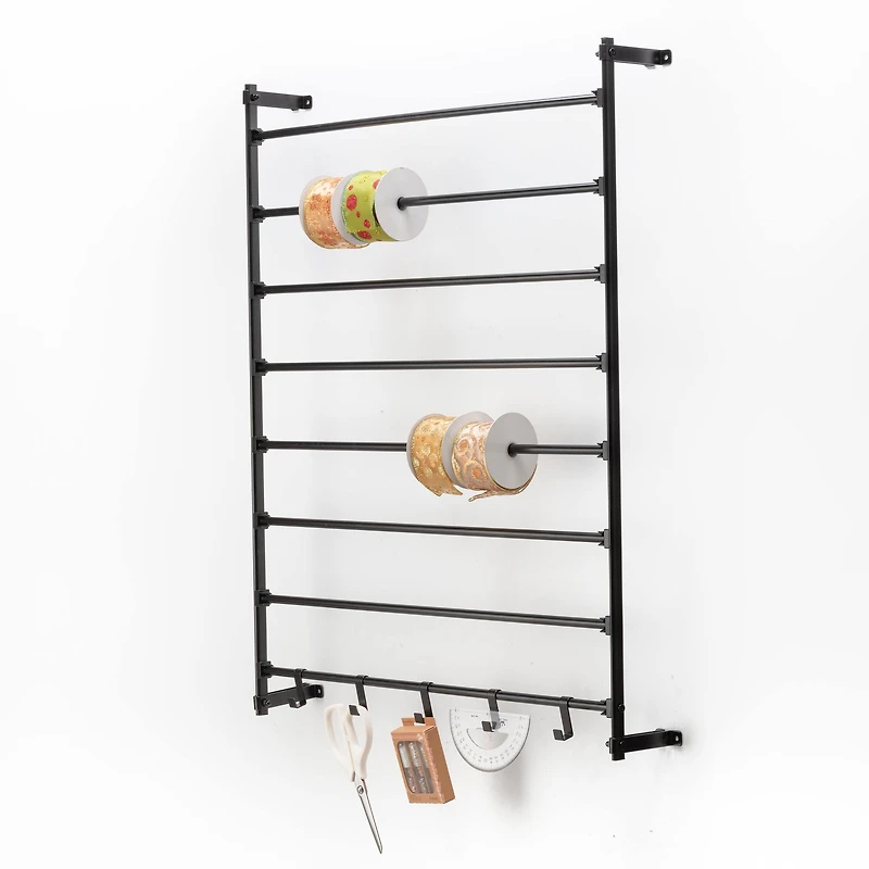 Wall Mounted Ribbon Storage by Simply Tidy
