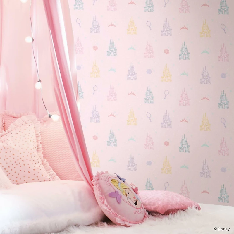 RoomMates Disney® Princess Castle Peel & Stick Wallpaper