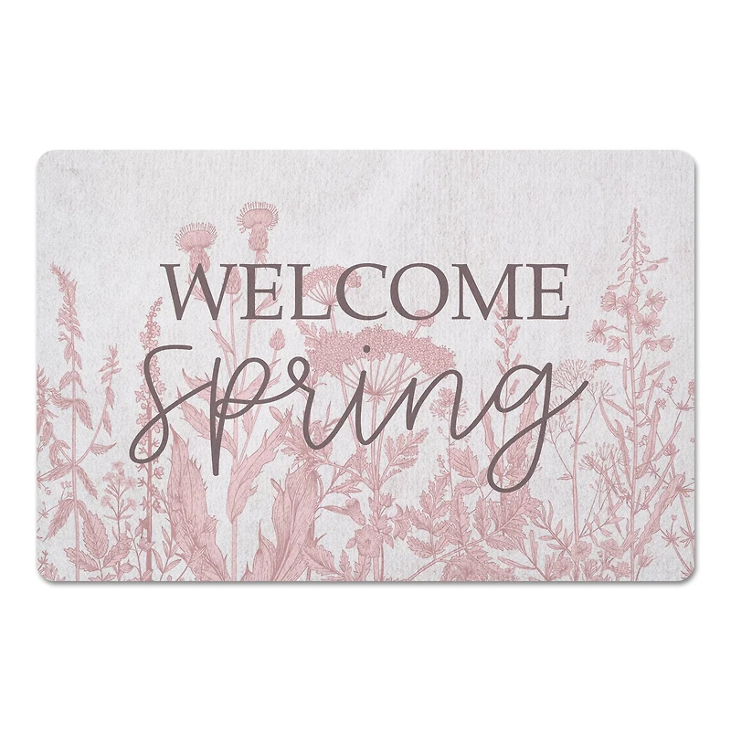 Welcome Spring Floor Mat