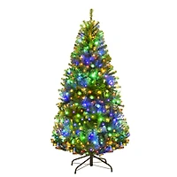 Costway 4ft. Pre-Lit Pine Artificial Christmas Tree