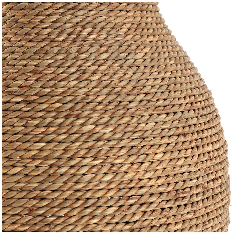 31" Natural Brown Seagrass Wrapped Vase