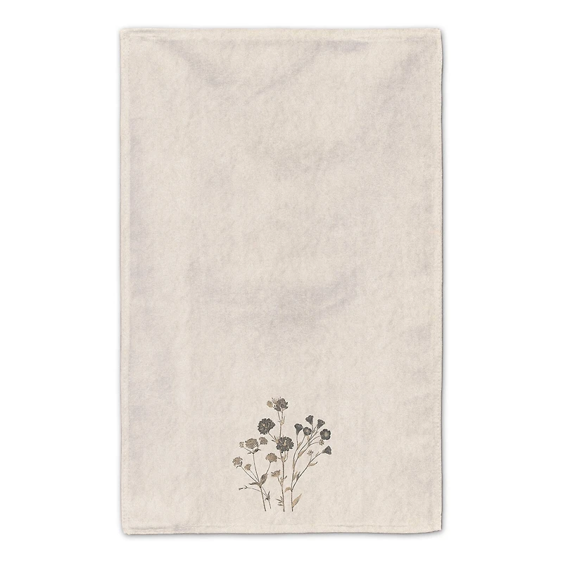 Botanicals Charcoal II Tans 16" x 25" Towel Set