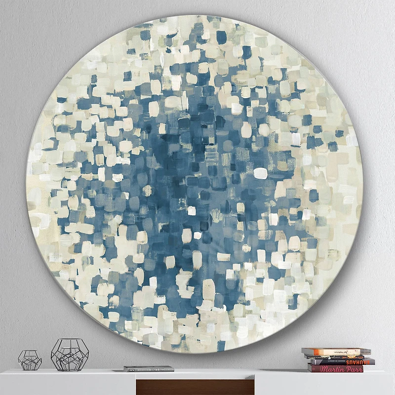 Designart - Geometric Blue Spots