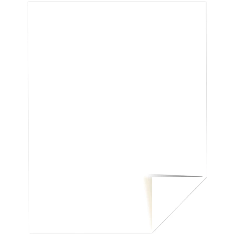 Neenah 110lb Classic Crest Cardstock 8.5"X11" 125/Pkg-Solar White