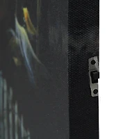 LED Lighted Creepy Haunted House Halloween Canvas Wall Art