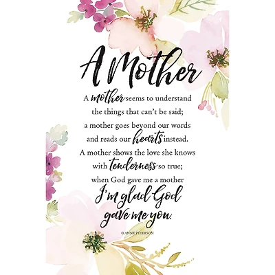 Woodland Grace Series A Mother Seems Wood Plaque With Easel