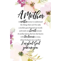 Woodland Grace Series A Mother Seems Wood Plaque With Easel