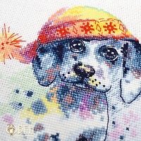 Oven Cute Puppy Cross Stitch Kit