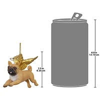 Design Toscano Honor the Pooch Pug Holiday Dog Angel Ornament