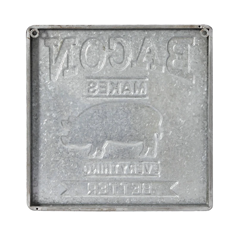 Gray Metal Farmhouse Sign Wall Décor Set