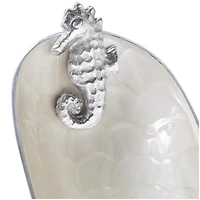 White Sea Life Metal Decorative Bowl Set