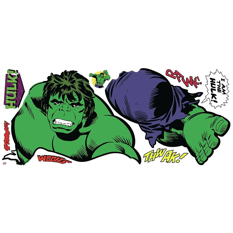 RoomMates Classic Hulk Comic Peel & Stick Giant Decals