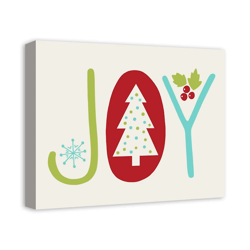 Joy 20x16 Canvas Wall Art