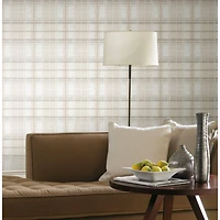RoomMates Tweed Plaid Peel & Stick Wallpaper