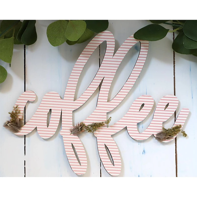 Leisure Arts® 12" Wood Coffee Word