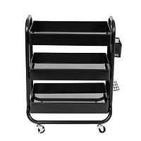 Honey Can Do Black Rolling Craft Cart