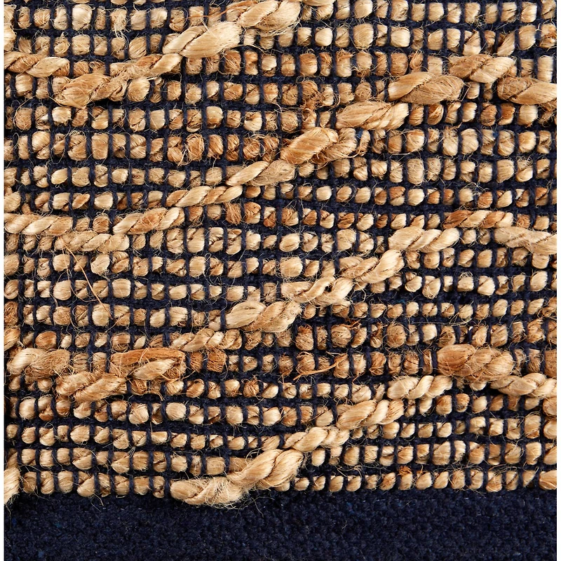 DII® French Blue with Natural Jute Chevron Hand-Loomed Rug, 2ft. x 3ft.