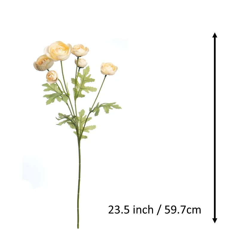 23.5" Peach Ranunculus Stem by Ashland®