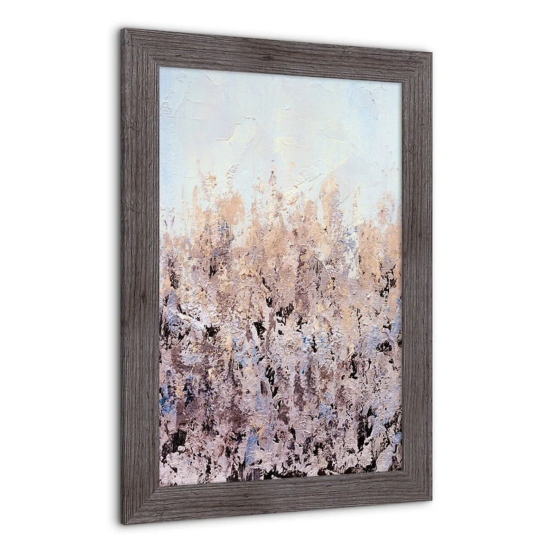 Blush Paint 16" x 24" Western Gray Framed Print