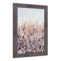 Blush Paint 16" x 24" Western Gray Framed Print