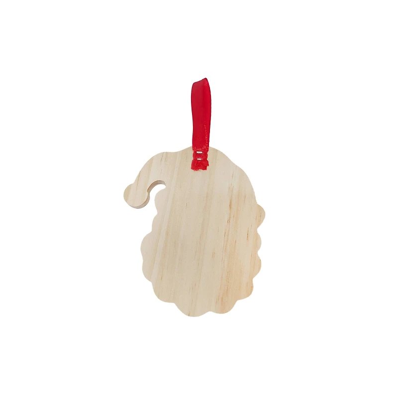 4" Santa DIY Pinewood Ornament by Make Market®