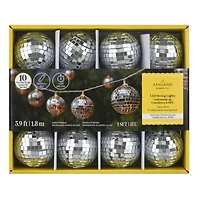 10ct. Disco Ball LED String Lights by Ashland®