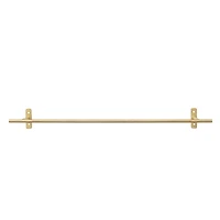 Hello Honey® Matte Brass Finish Modern Metal Hanging Bar