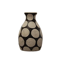 Hello Honey® Terracotta Vase with Wax Relief Dots