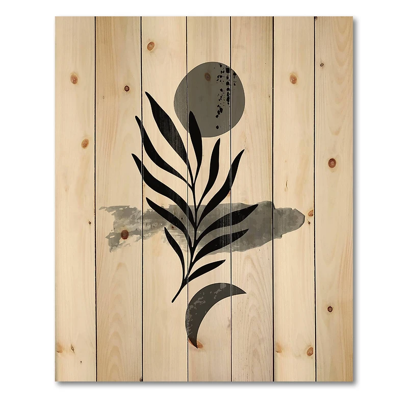 Designart - Abstract Tropical Leaf II