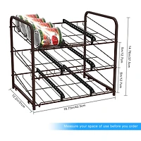 3-Tier Stackable Can Rack Organizer