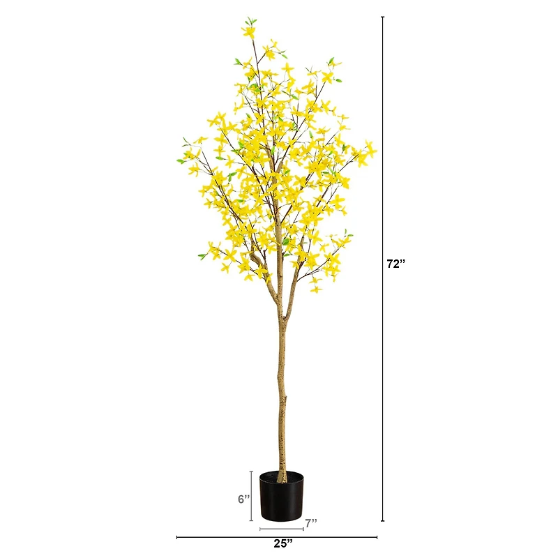6ft. Artificial Forsythia Tree